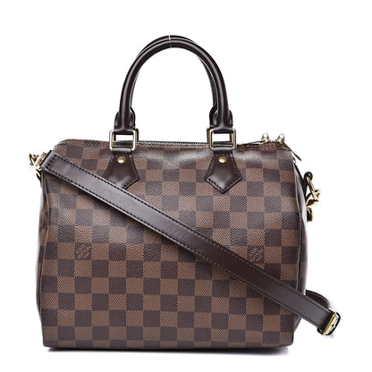 Louis Vuitton Damier Ebene Speedy Bandouliere 25 1 of 13