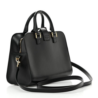 Saint Laurent Calfskin Monogram Baby Cabas Black 3 of 15
