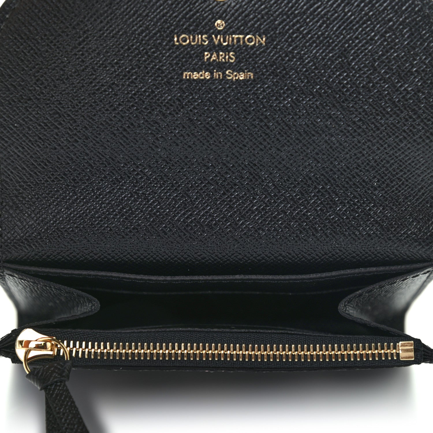 Louis Vuitton Monogram Giant Wild At Heart Rosalie Coin Purse Black 4 of 5