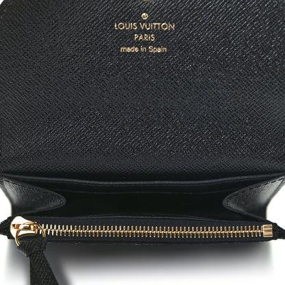 Louis Vuitton Monogram Giant Wild At Heart Rosalie Coin Purse Black 4 of 5