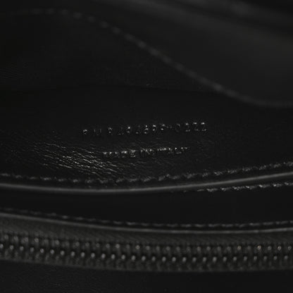 Saint Laurent Calfskin Y Quilted Monogram Monochrome Small Loulou Chain Satchel Black 7 of 11