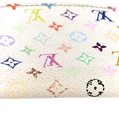 Louis Vuitton Monogram Multicolor Business Card Holder White Litchi 24 of 27