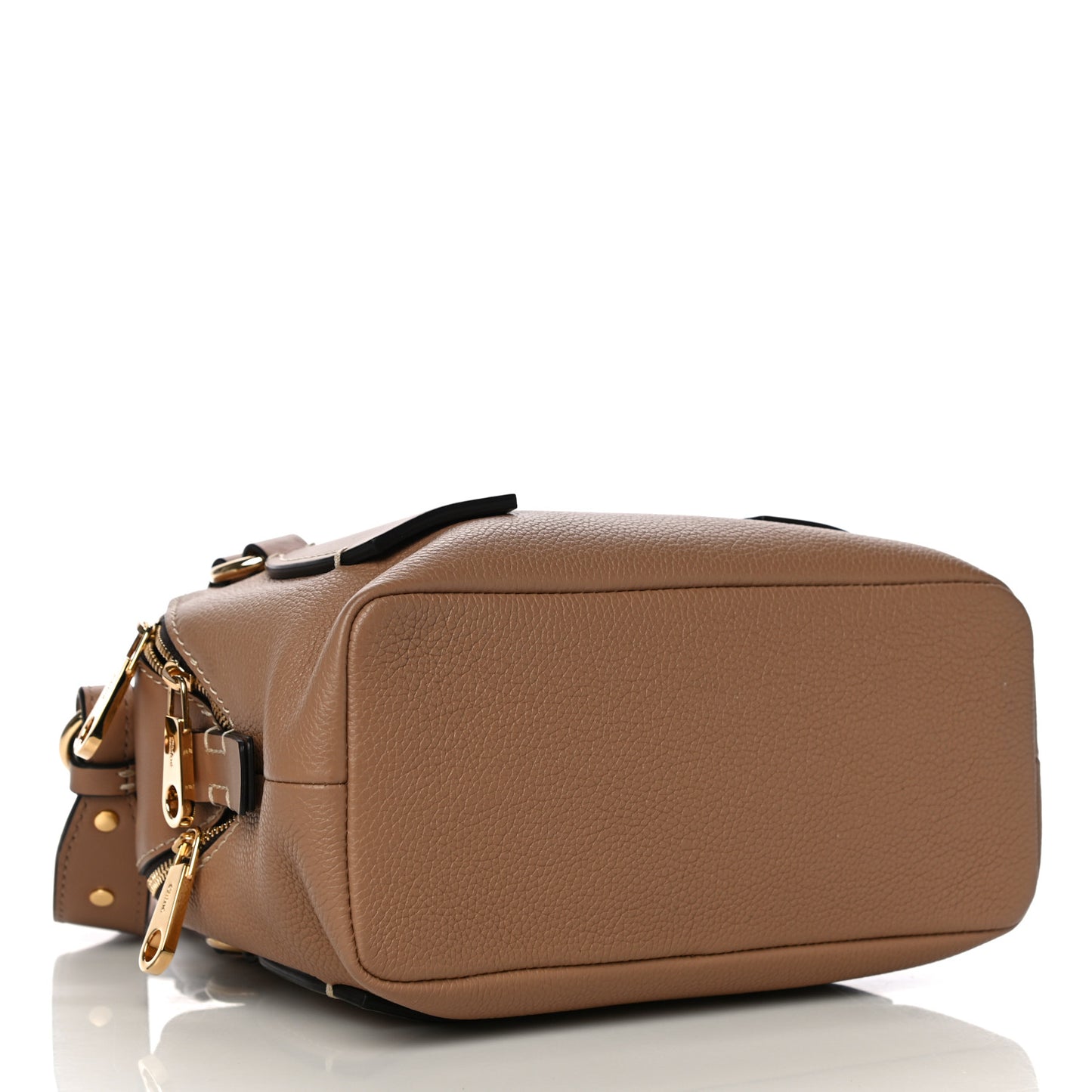 Calfskin Small Daria Cement Brown