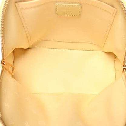 Louis Vuitton Calfskin Bubblegram Alma BB Banana 5 of 8
