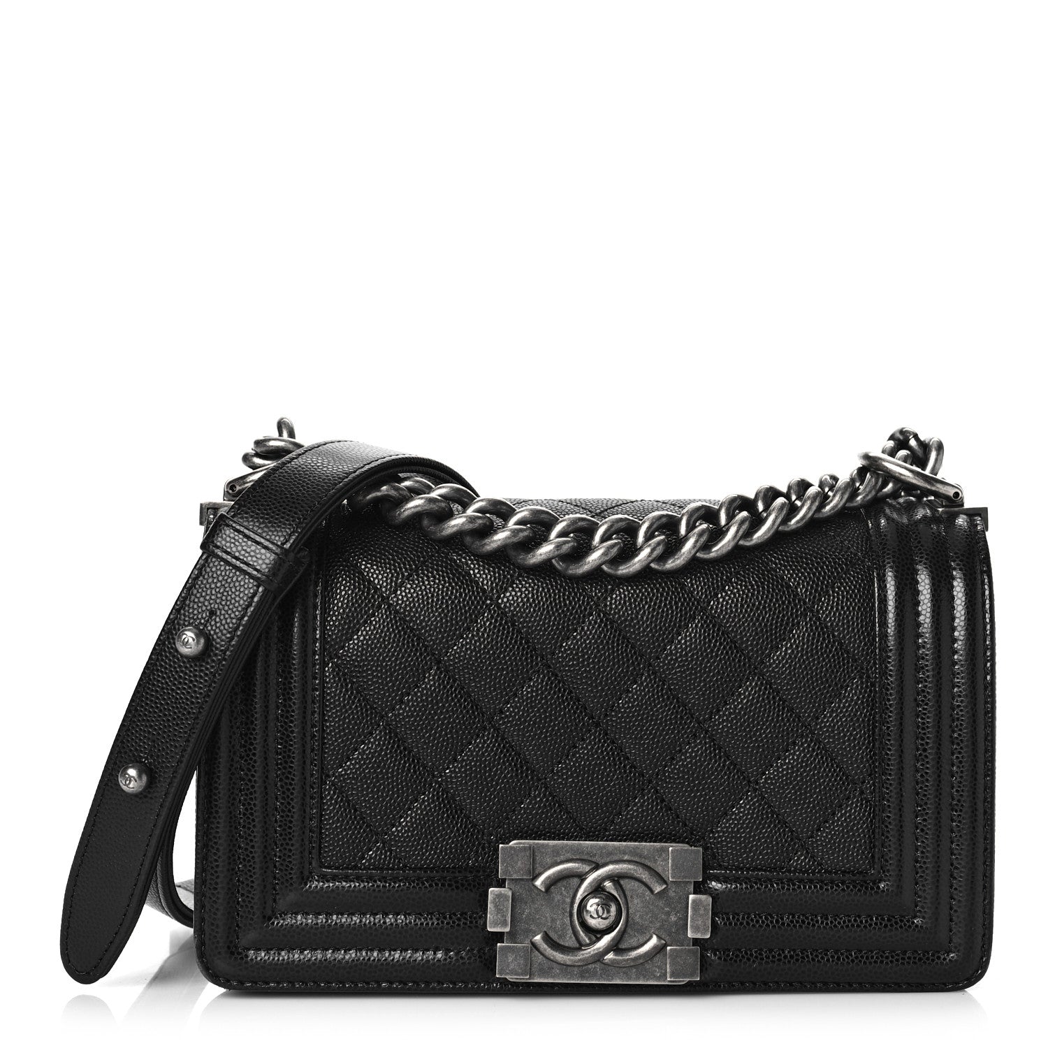 Chanel Caviar Quilted Small Boy Flap Black 1 of 11