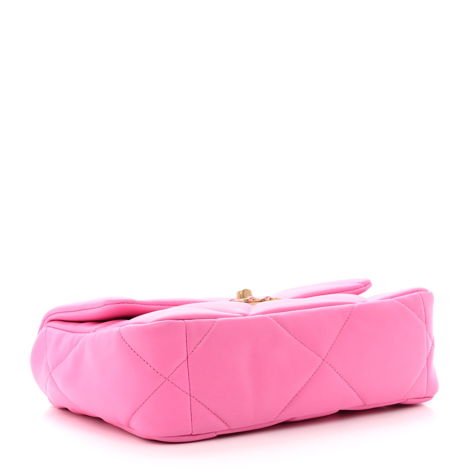 Chanel Lambskin Quilted Medium Chanel 19 Flap Pink 4 of 10