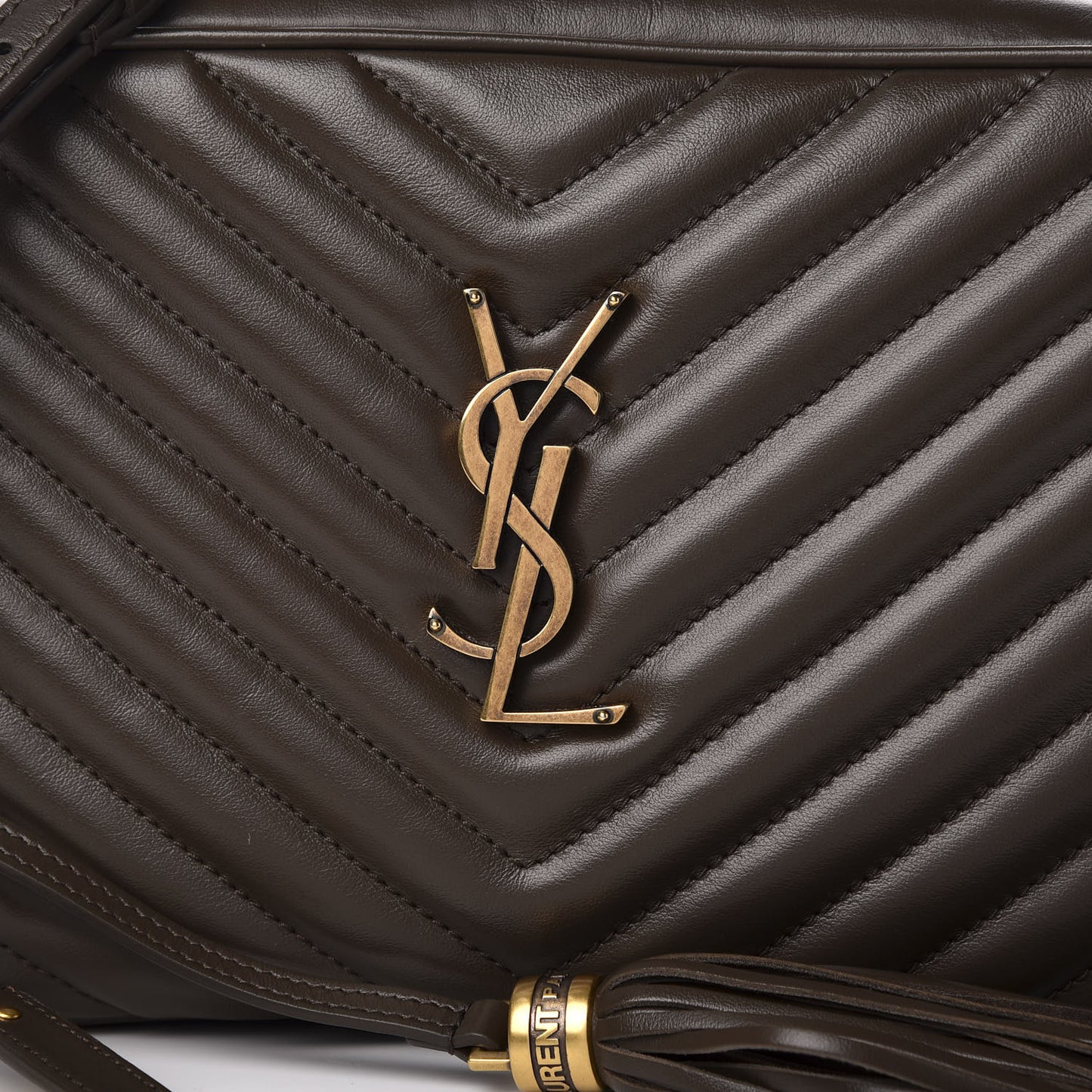 Calfskin Matelasse Monogram Lou Camera Bag Faggio