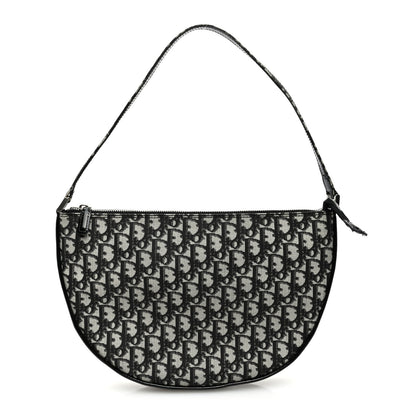 Christian Dior Monogram Patent Hobo Black 1 of 13