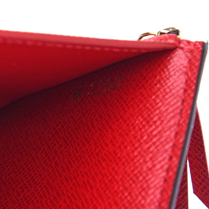 Louis Vuitton Damier Ebene Victorine Wallet Red 7 of 8