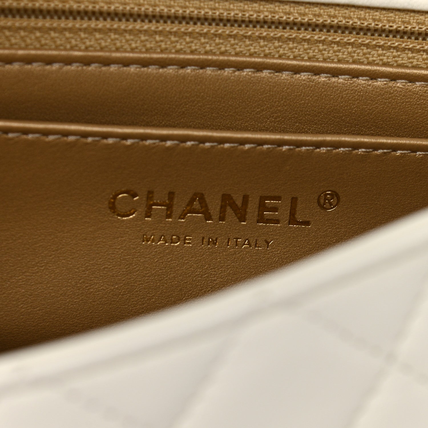 Chanel Lambskin Quilted Mini Rectangular Pearl Crush Flap White 6 of 11