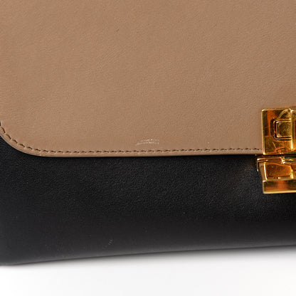 Celine Smooth Calfskin Nubuck Small Tri-Color Trapeze Taupe 12 of 12