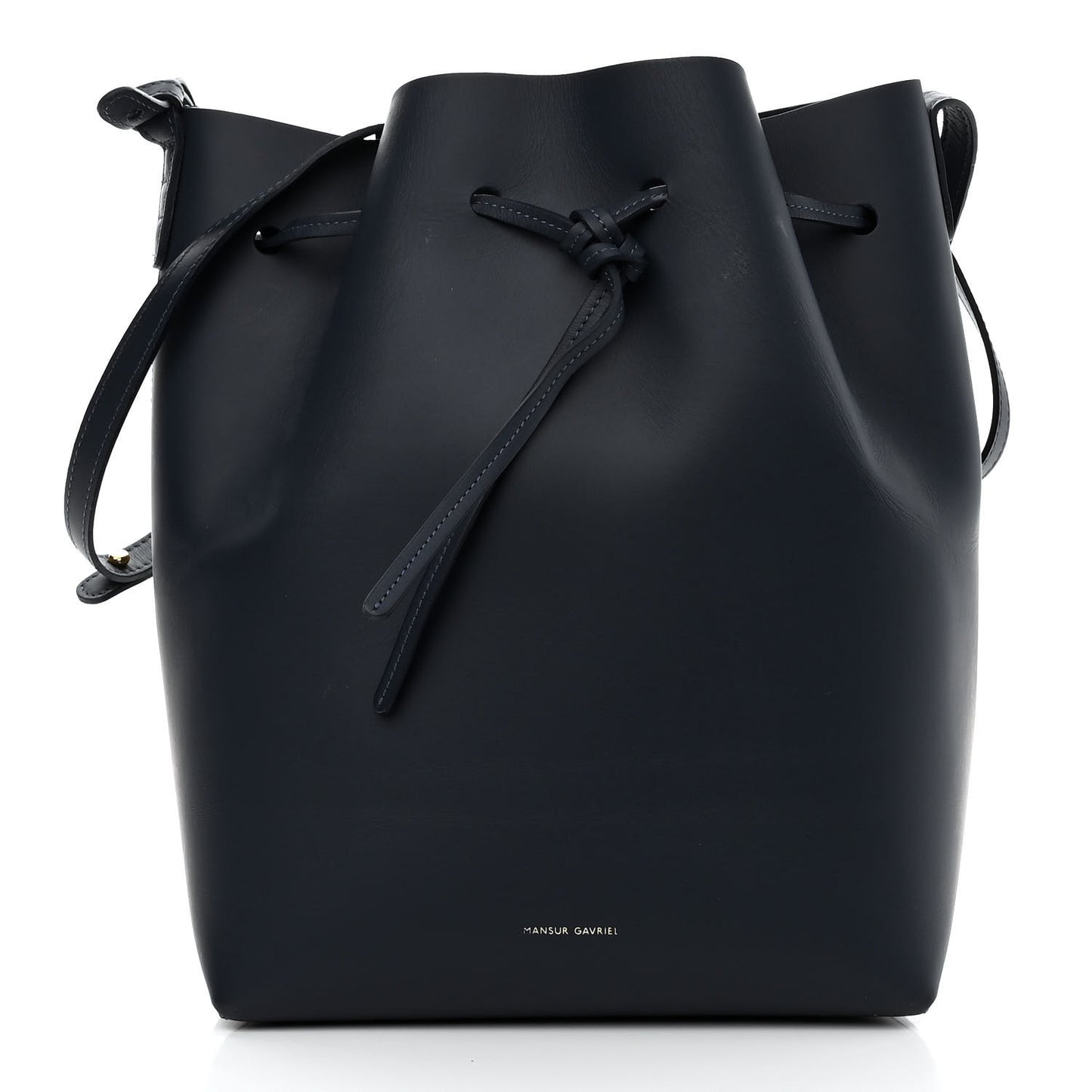 Calfskin Bucket Bag Blu