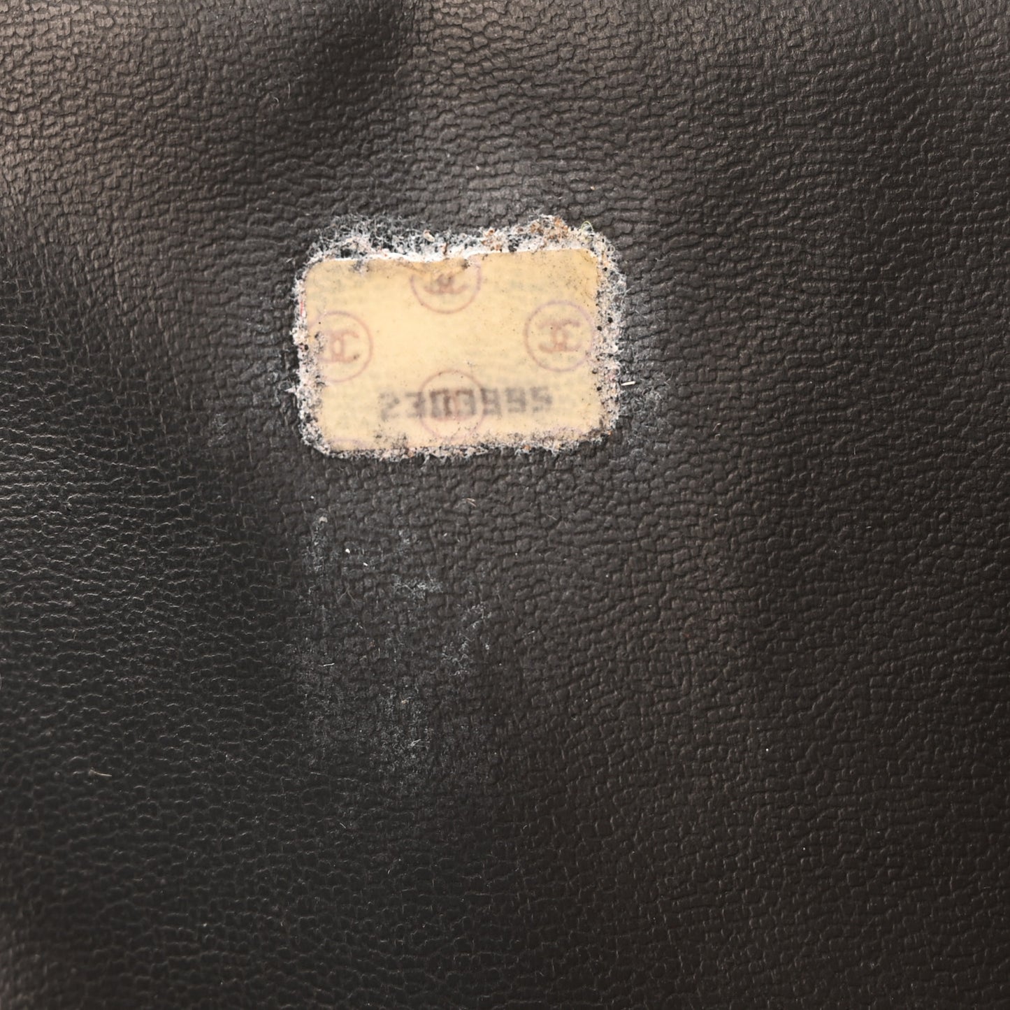 Lambskin Quilted Shopping Tote Black
