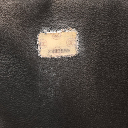 Chanel Lambskin Quilted Shopping Tote Black 7 of 11