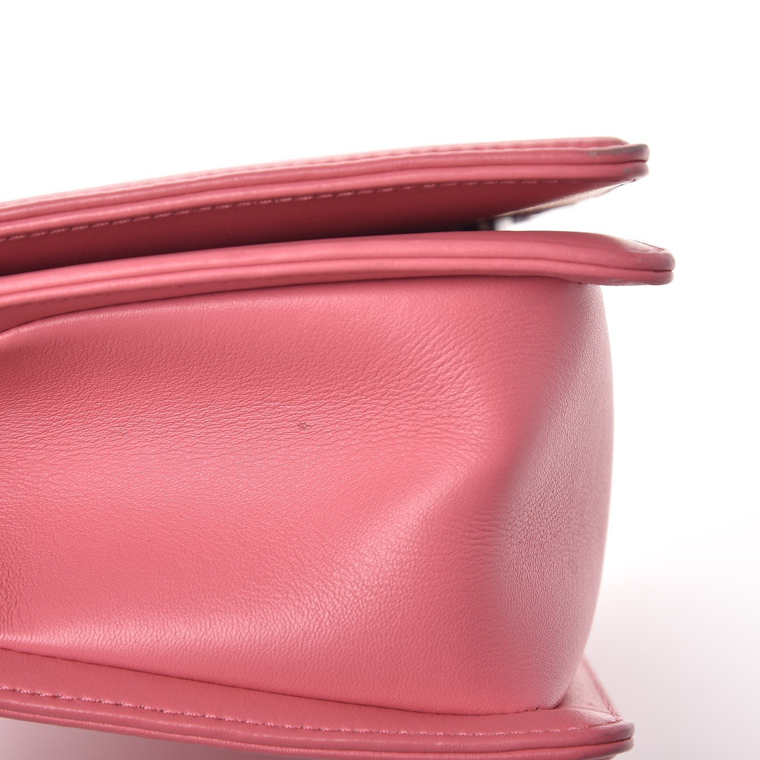 Chanel Calfskin Chevron Quilted Medium Boy Flap Pink 14 of 14
