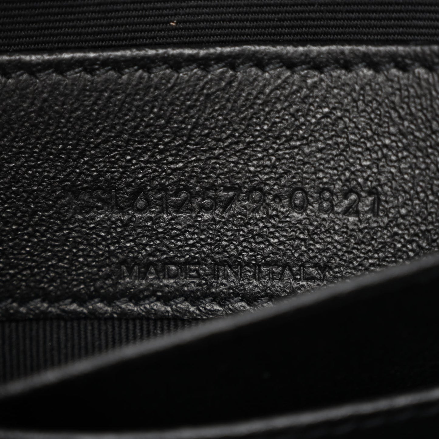 Calfskin Suede Matelasse Monogram Mini Lou Camera Bag Black