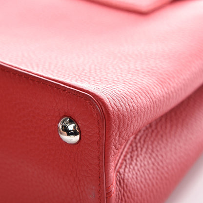 Louis Vuitton Taurillon Capucines PM Rubis 12 of 21