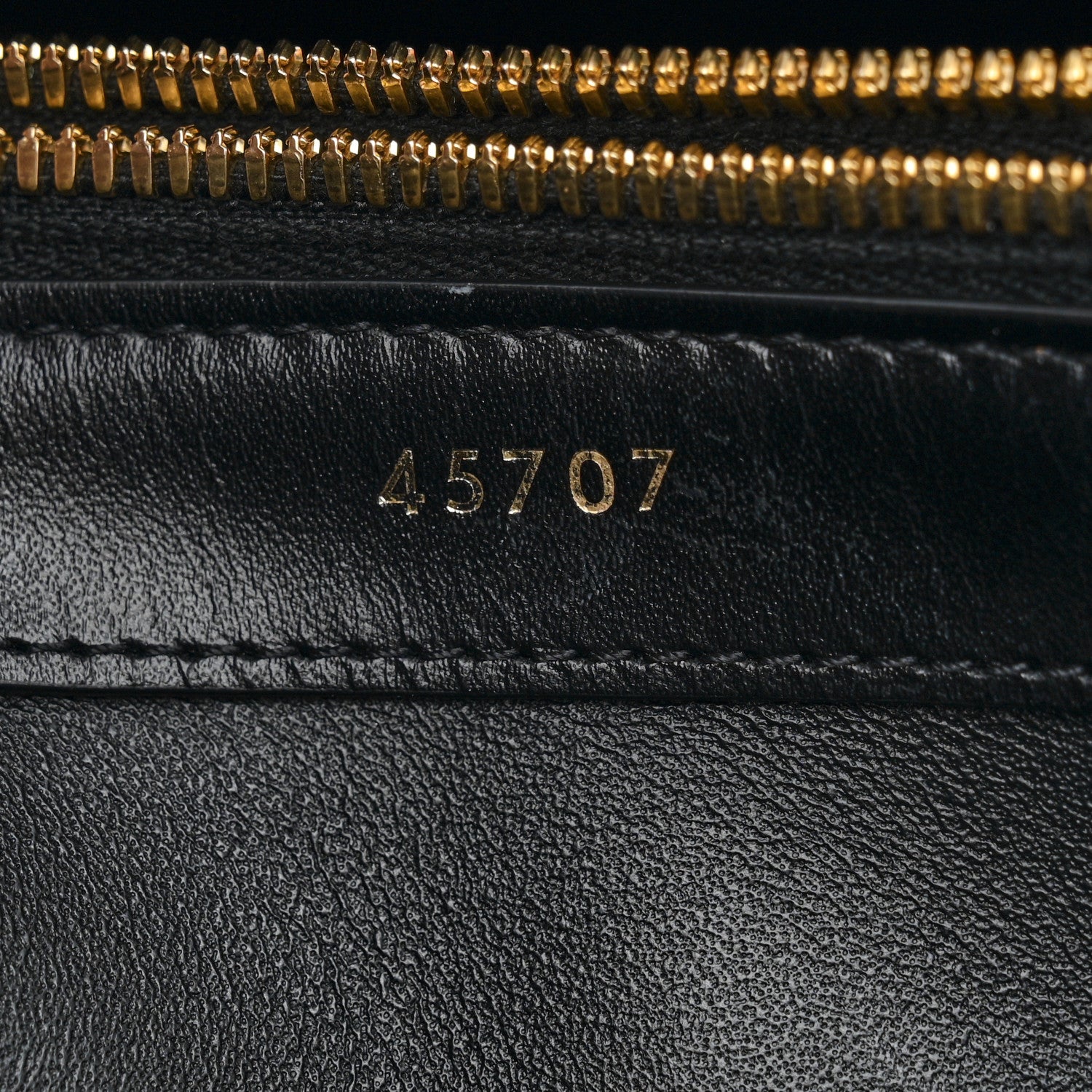 Celine Grained Calfskin Classique 16 Top Handle Bag Black 8 of 12