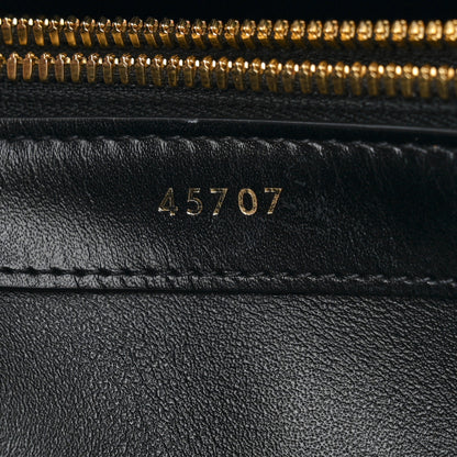 Celine Grained Calfskin Classique 16 Top Handle Bag Black 8 of 12