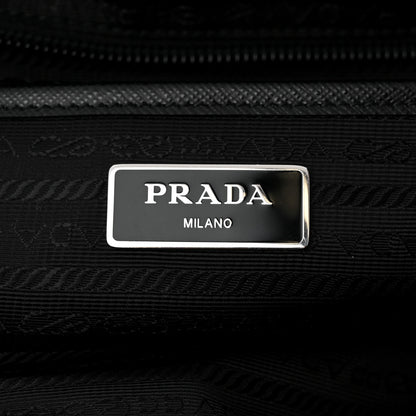 Prada Tessuto Nylon Saffiano Medium Backpack Black 7 of 12