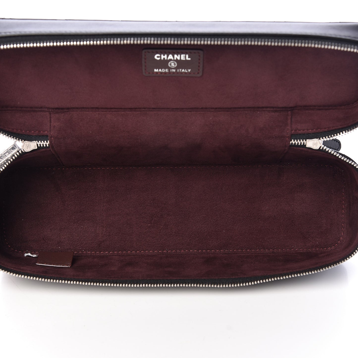 Lambskin Quilted Watch Case Black