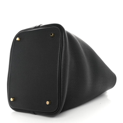 Hermes Taurillon Clemence Picotin Lock 22 MM Black 10 of 10