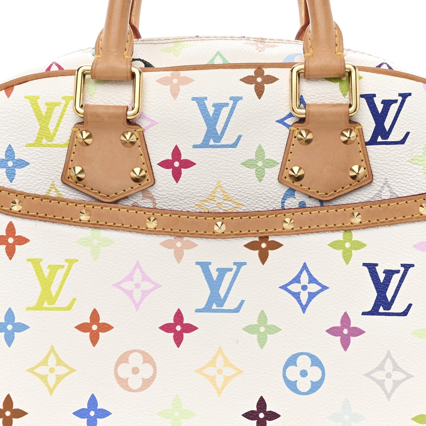 Monogram Multicolor Trouville White