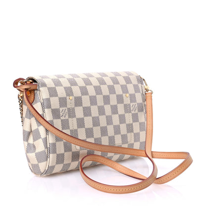 Louis Vuitton Damier Azur Favorite MM 3 of 12