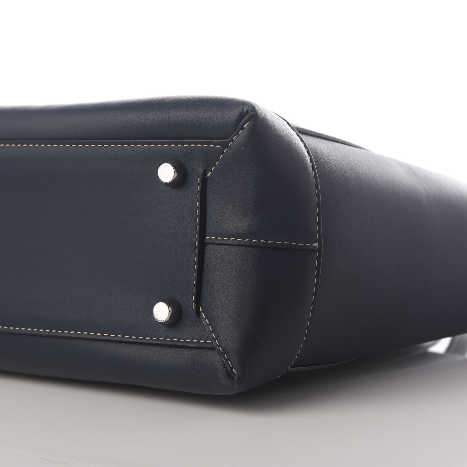 Bottega Veneta French Calfskin Small Arco Deep Blue 8 of 9