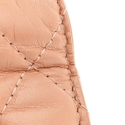 Chanel Aged Calfskin Quilted Reissue Wallet On Chain WOC Beige 15 of 16