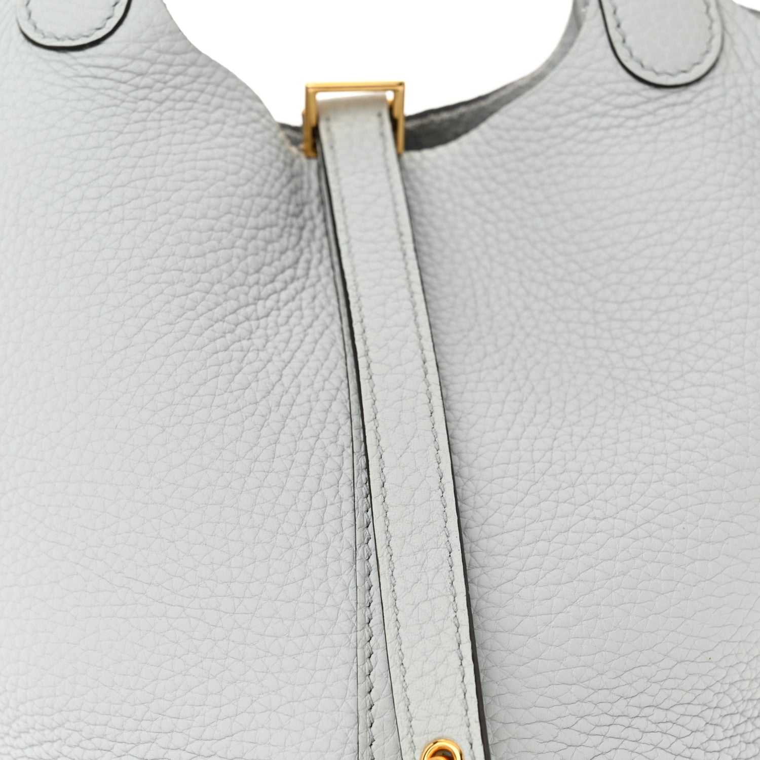 Hermes Taurillon Clemence Picotin Lock 18 PM Bleu Pale 8 of 10