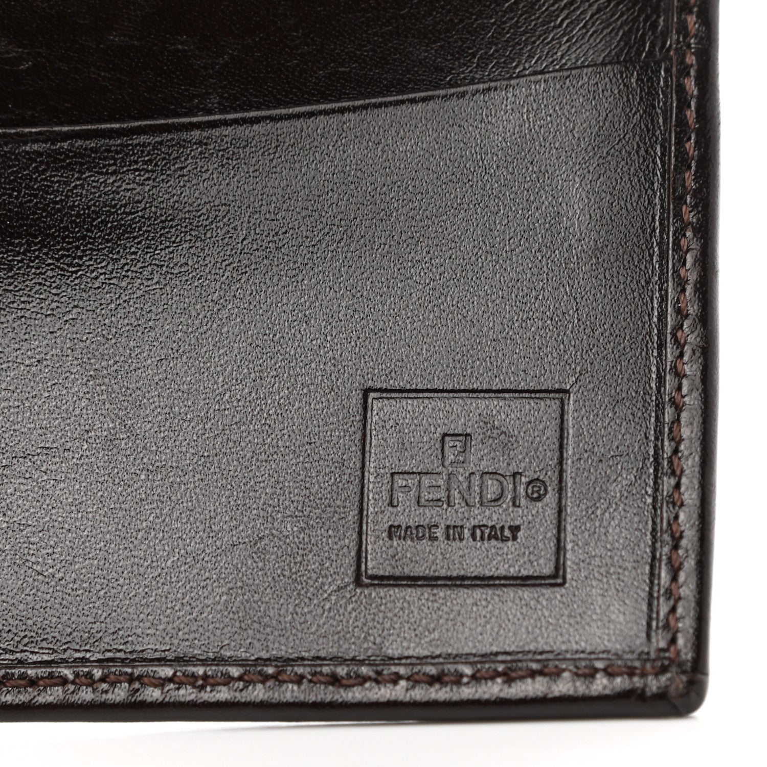 Fendi Zucca Compact Wallet Tobacco 7 of 9