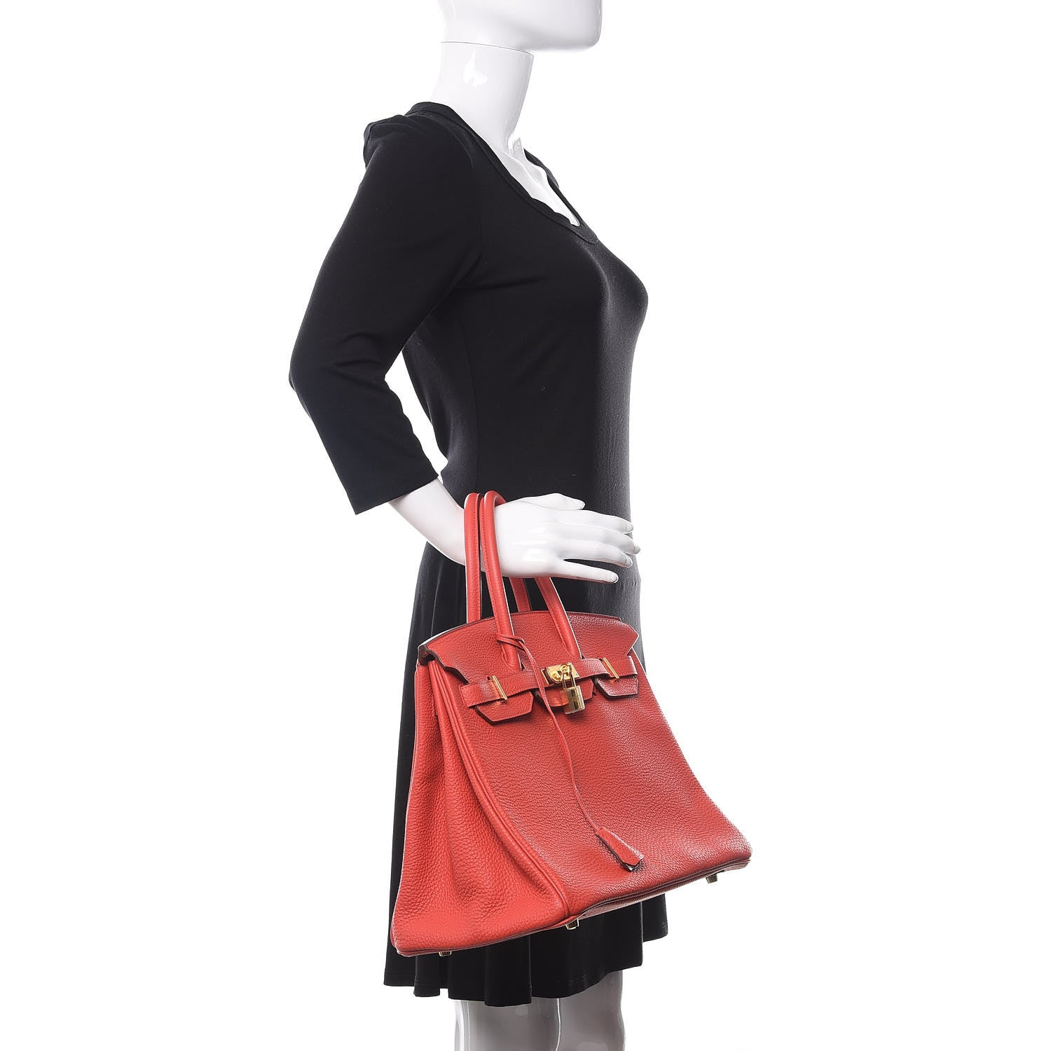 Hermes Togo Birkin 35 Rouge Pivoine 2 of 8