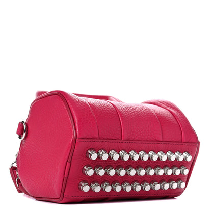 Alexander Wang Pebbled Lambskin Mini Rockie Fuchsia Rhodium Hardware 5 of 10