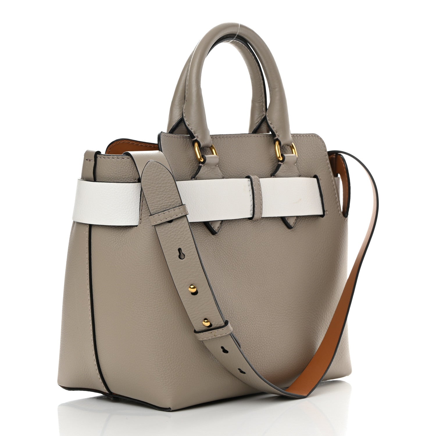 Burberry Soft Grain Calfskin Medium Belt Bag Mineral Grey 3 of 16