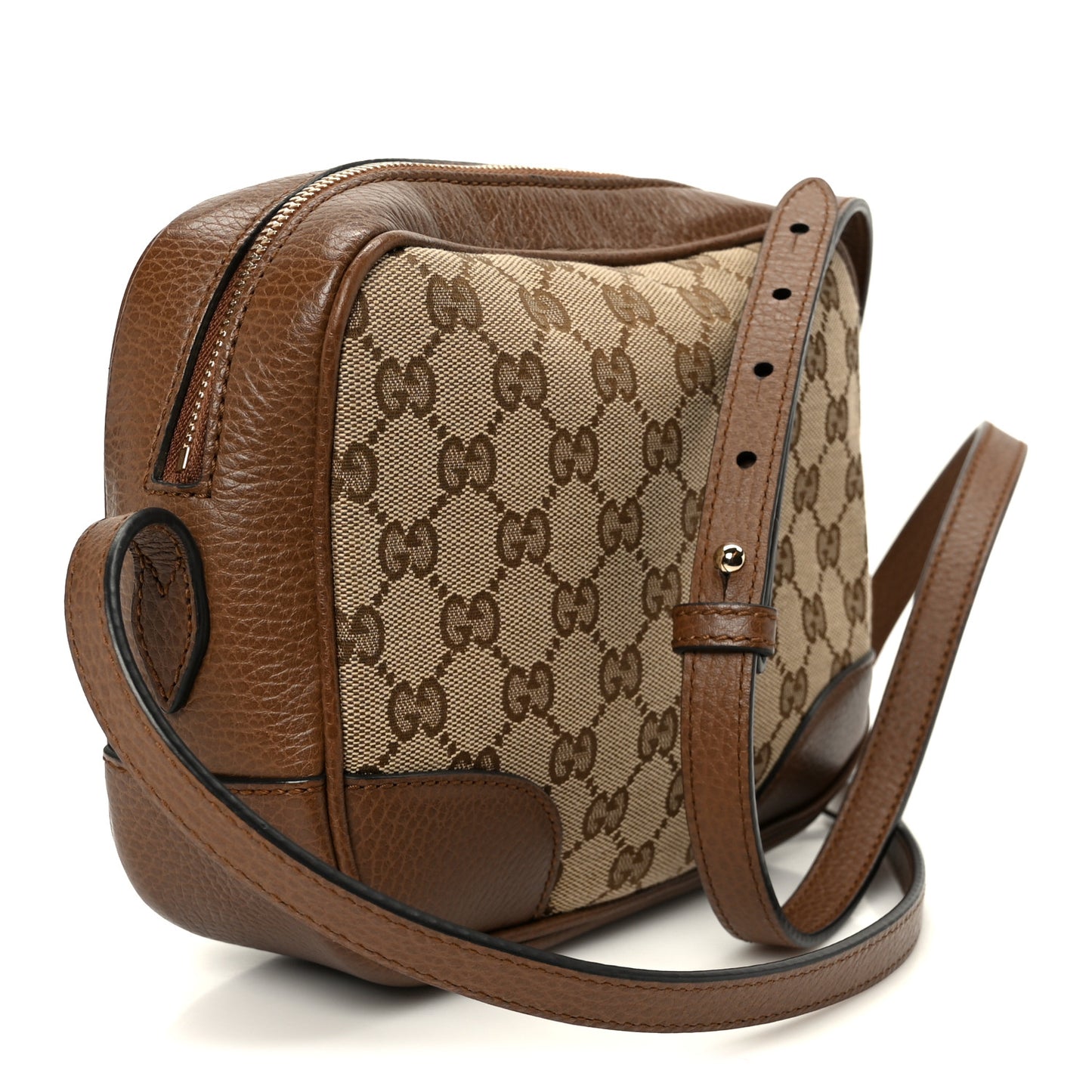 Monogram Mini Bree Messenger Bag Beige Tabacco