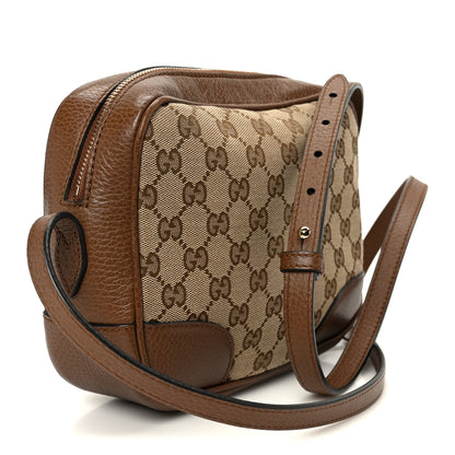 Gucci Monogram Mini Bree Messenger Bag Beige Tabacco 2 of 10
