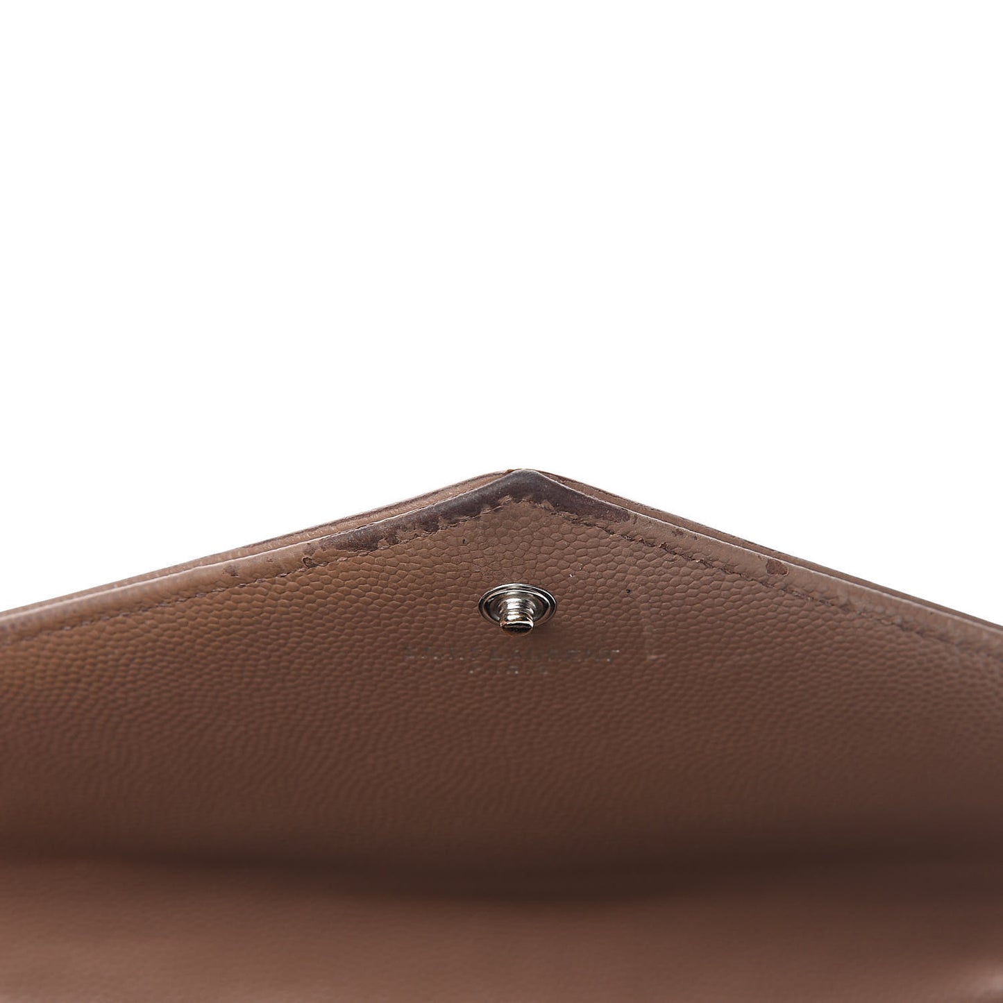 Grain De Poudre Matelasse Chevron Monogram Chain Wallet Fard