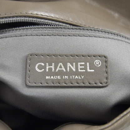 Chanel Lambskin Tweedy Flap Taupe 7 of 9