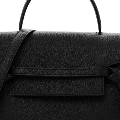 Celine Grained Calfskin Micro Belt Bag Black 8 of 10