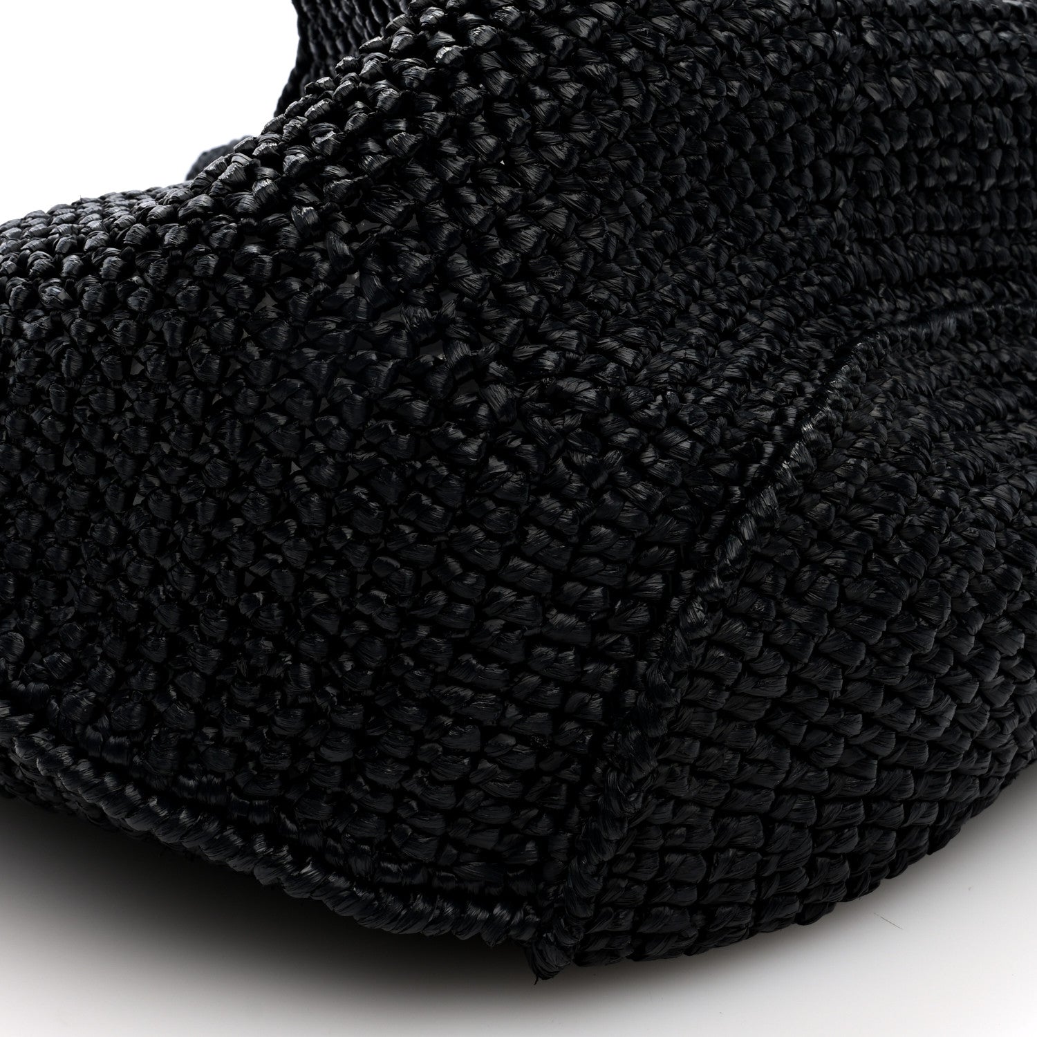 Khaite Raffia Medium Lotus Tote Black 8 of 9