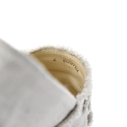 Chanel Linen CC Espadrilles 36 Beige Black 10 of 10