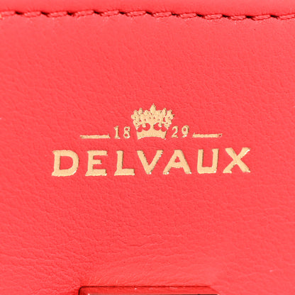 Delvaux Calfskin Mini Tempete Satchel Red 6 of 18