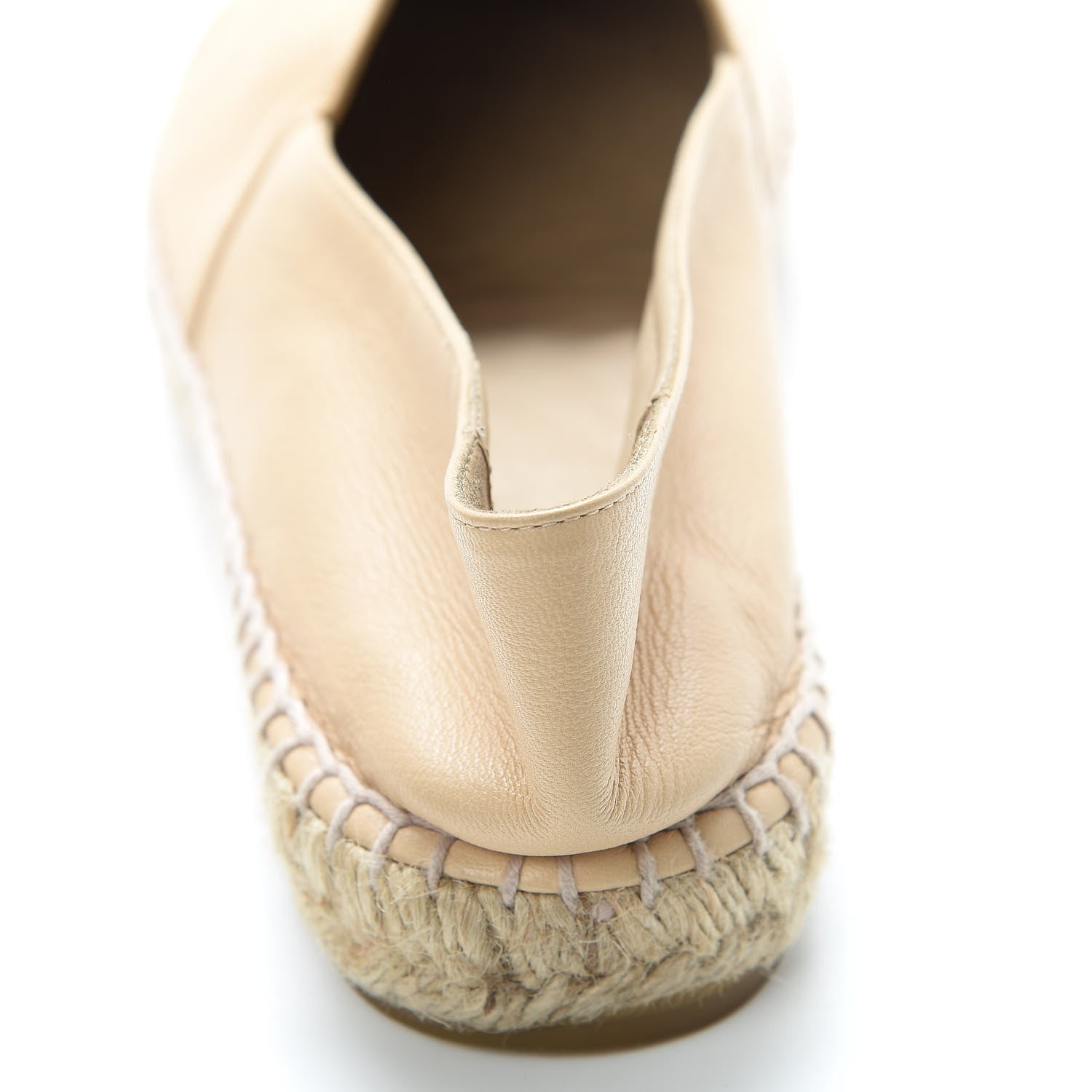 Chanel Lambskin CC Espadrilles 40 Beige Black 14 of 18