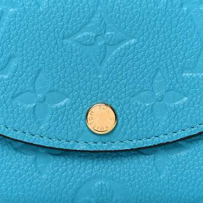 Louis Vuitton Empreinte Rosalie Coin Purse Turquoise 7 of 7