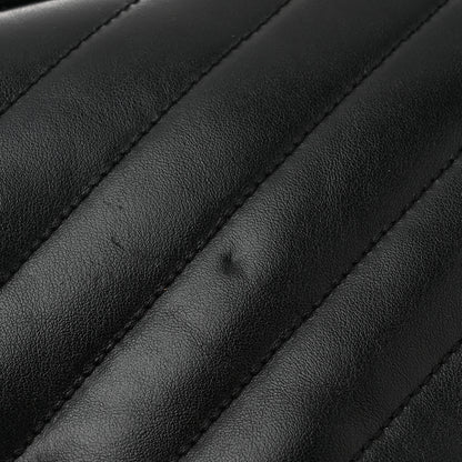 Saint Laurent Calfskin Y Quilted Monogram Large Loulou Chain Satchel Black 13 of 13