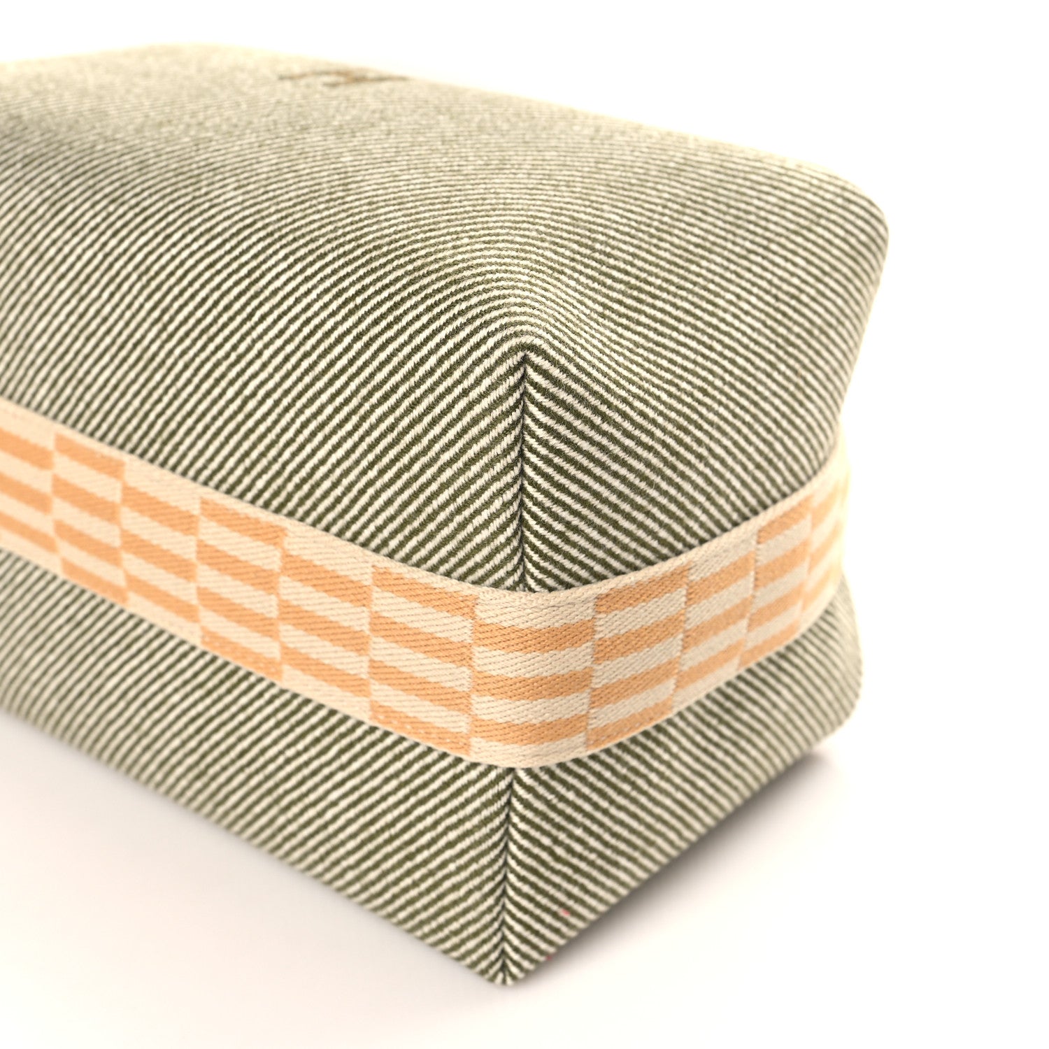 Hermes Wool Large Bride-A-Brac H Natte Pouch Vert Foret 8 of 8