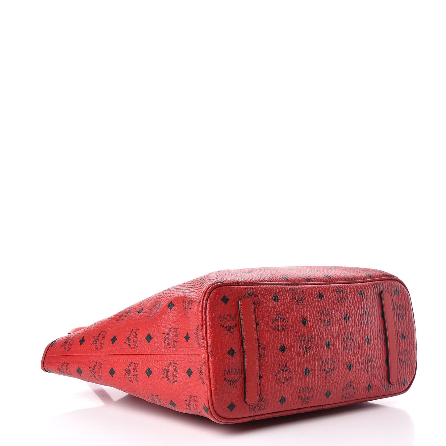 Visetos Medium Anya Shopper Tote Ruby Red