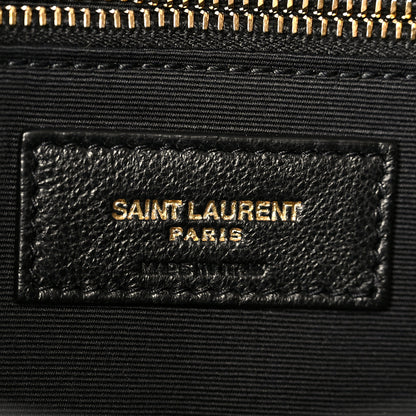 Saint Laurent Lambskin Matelasse Monogram Medium Niki Chain Satchel Black 6 of 11