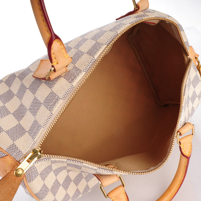 Louis Vuitton Damier Azur Speedy 30 5 of 8